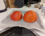 A picture of step 5 of Red kuri squash pie made from homemade puree.