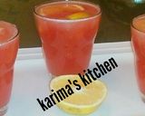 A picture of step 1 of Strawberry lemonade.