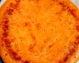 A picture of step 5 of Malpora with Malai rabri.