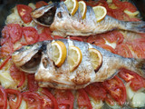Dorada al horno con patatas