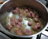 Foto del paso 2 de la receta: Arroz meloso con Longaniza, Habas y Guisantes