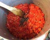 Une image de l'étape 5 de Sauces au piments antillais carottes oignons et épices.
