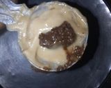 A picture of step 2 of Nutella filled buns.