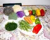 Foto del paso 1 de la receta: Sopa de verduras (no tan sopa)