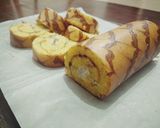 Foto langkah ke 5 dari resep Bolu gulung tiramisu tanpa emulsifier.