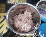 A picture of step 1 of Mutton Chapli Kababs.