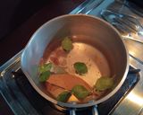 A picture of step 2 of Tulsi Chai.