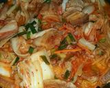Hình bước làm 1 của món Canh kim chi