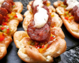Foto del paso 7 de la receta: Choripan con salsa criolla en base de masa choux