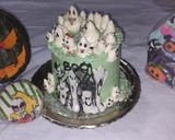 Foto del paso 2 de la receta: Torta de fantasmas!! B💀💀ooo👻👻👻