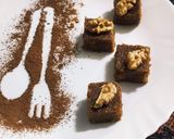 A picture of step 5 of Walnut and Coffee Squares.