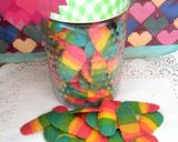 Foto langkah ke 8 dari resep Lidah kucing rainbow.