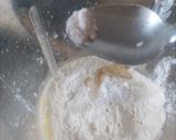 A picture of step 2 of Peanut Butter Chocolate Cake.