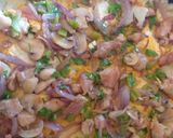 Une image de l'étape 2 de Quiches aux champignons,courgettes.