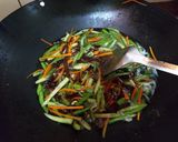 蒜味涼拌菜豆的食譜步驟4照片