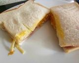 A picture of step 6 of My Hot & Cold Sandwich, Cold Ham, Cheese & Fried Egg 🍳.