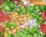 A picture of step 8 of Chickpea Chaat.
