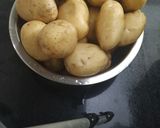 A picture of step 1 of Sun dried Potato Chips.