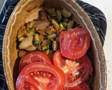 Une image de l'étape 5 de Crumble courgette-tomate.
