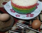 Foto langkah ke 6 dari resep Steamed rainbow cake ny liem.