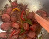 Foto del paso 3 de la receta: Fetuccinis con salteado de chorizos