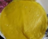 A picture of step 4 of Surul /churul appam (coconut crepe roll).