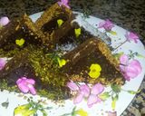 A picture of step 8 of Orange honey semolina squares.