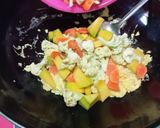 Foto langkah ke 3 dari resep Orak-arik Labu Kuning Putih Telur.