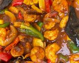 Foto langkah ke 7 dari resep Udang kupas saus padang.
