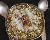 A picture of step 3 of Fried rice with sprouts.