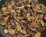 A picture of step 2 of Crispy Mushroom, Zucchini, and Mozzarella Tart.