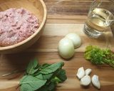 Foto del paso 1 de la receta: Albóndigas de cordero con hierbabuena sin gluten