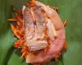 Foto langkah ke 5 dari resep Pepes Ikan Kacang-Kacang Mangga Muda.