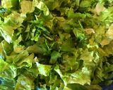 Foto del paso 2 de la receta: Ensalada de hojas verdes (rúcula, lechuga francesa y pollo)