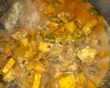 A picture of step 6 of Veg Kolhapuri Sabzi.