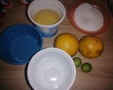 Foto del paso 1 de la receta: Sorbet de vino blanco dulce con naranja! 🥤
