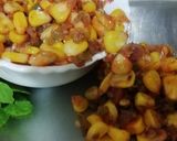 A picture of step 3 of Spicy Sweet corn chat🌽.
