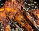 Gambar langkah 8 resipi Nasi Lemak Ayam Goreng Mamak.