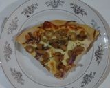 Foto del paso 4 de la receta: Pizza fugazza con champiñones y aceitunas