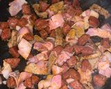 Foto del paso 3 de la receta: Alambre de bistec y chorizo