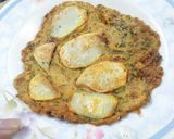 A picture of step 2 of Besan Alu Tikki.