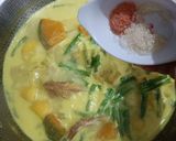 Foto langkah ke 4 dari resep Gangan Nangka Kepala Telang Khas Banjar.