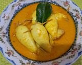 Foto langkah ke 6 dari resep Gulai Cumi Bunting ala Resto Padang.
