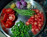 A picture of step 1 of Power-packed soup with super foods.