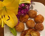 A picture of step 3 of Vietnamese Sesame Rice Balls (Bánh Cam).