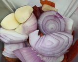 Gambar langkah 3 resipi Sambal tumis bilis petai.
