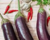 Hình bước làm 1 của món Cà Tím Nướng Mỡ Hành