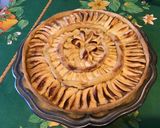 Une image de l'étape 10 de Tarte aux pommes sur lit de compote pommes et noix (pâte brisée aux deux beurres).