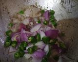 A picture of step 3 of Frenh beans in creamy gravy.