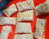 Foto langkah ke 4 dari resep Ayam Udang Gulung Kulit Tahu.